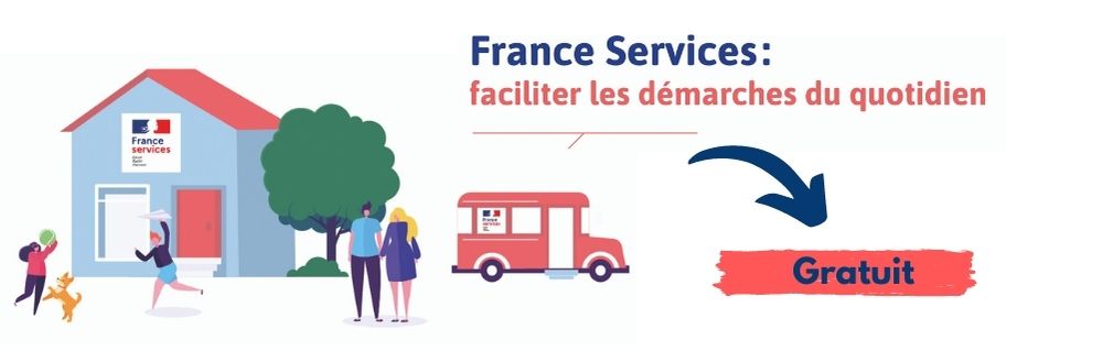 Bandeau de la page 'France Services : vos démarches administratives au quotidien