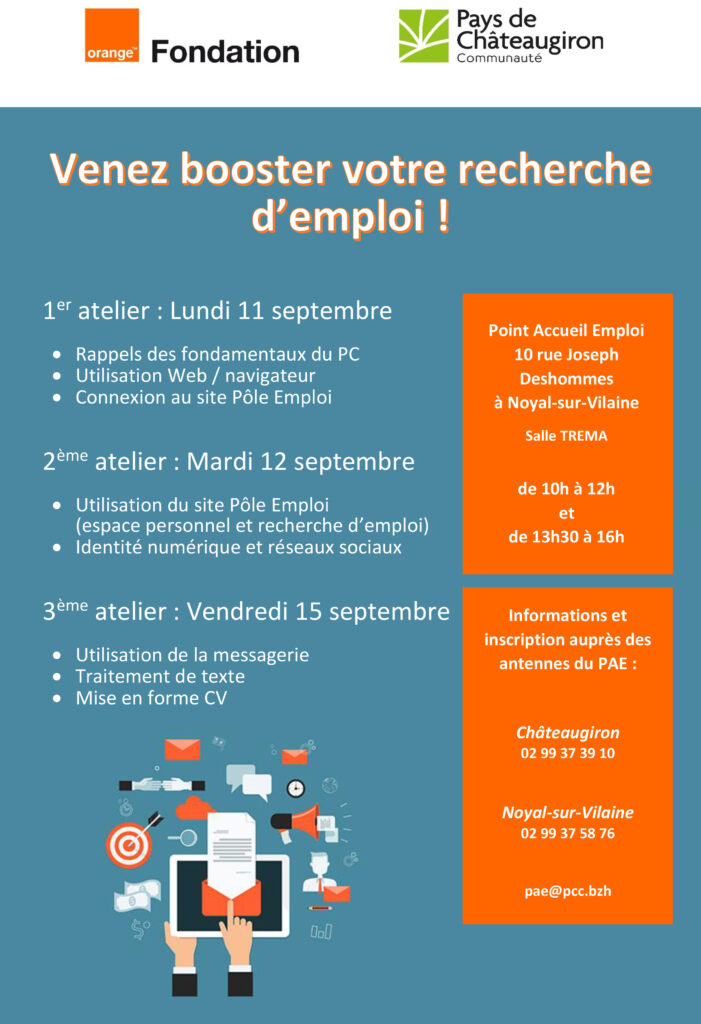 Affiche Orange Solidarité - Septembre 2023